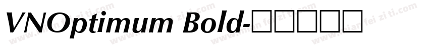 VNOptimum Bold字体转换
